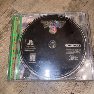 Tekken 3 Sony Playstation One PS1 PSX Game Missing Front Cover Manual - Picture 1 of 4