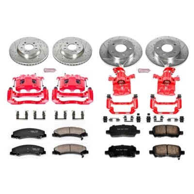 PowerStop Disc Brake Kit - Front and Rear - Fits Chevrolet Impala 2011-2013, Che Foto 1 de 4