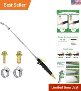 29" Durable Stainless Steel Sprayer Wand with Adjustable Nozzle & Brass Barbs - Picture 1 of 9