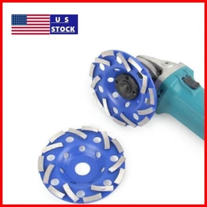 5" Diamond Segment Grinding Wheel Cup Disc Grinder for Concrete Granite Stone - Picture 1 of 13