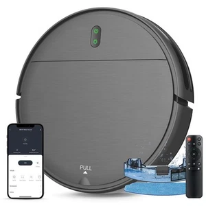 Robot Vacuum and Mop Combo, 2 in 1 Mopping Robot Vacuum Cleaner with Schedule, - Picture 1 of 1