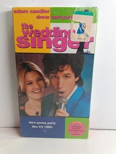 Sealed VHS The Wedding Singer 1998 Adam Sandler Drew Barrymore - Picture 1 of 1