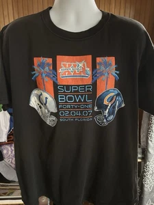 Super Bowl XLI 2007 Indianapolis Colts Chicago Bears XL T-Shirt Peyton Manning! - Bild 1 von 7