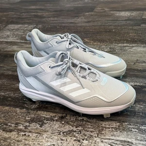 Adidas Icon 7 tacchetti da baseball in metallo da uomo taglia 12 grigio bianco tempo libero nuovi - Foto 1 di 11