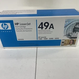 HP 49A Toner Q5949A Black for HP LaserJet 1160, 1320, 3390, 3392 New - Picture 1 of 6