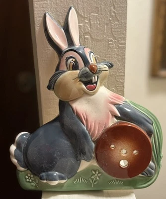 Disney / Waechtersbach THUMPER часы настенная табличка винтажный 1960-х новом - Изображение 1 из 3