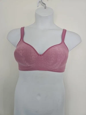 Sutiã Bali Comfort Revolution rosa conversível sem fio tamanho 40B #3463 - Imagem 1 de 4