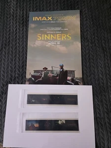 Sinners 70mm Film Strips  Both Versions Plus Sinners  70mm Film Mini Posters - Picture 1 of 4