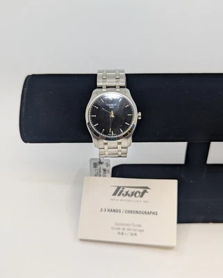 Tissot Men’s Stainless Steel Black Dial Couturier Watch T035.446.11.051.00 - Image 1 of 4