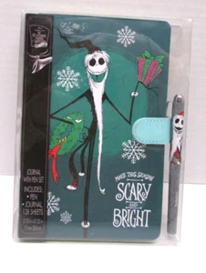 NEW Disney Nightmare Before Christmas Green Journal with Pen - Picture 1 of 6