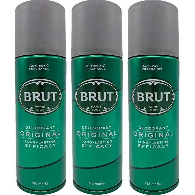 Brut Desodorante Hombre Spray Corporal Original 200ml Pack de 3 Desodorantes Foto 1 de 1
