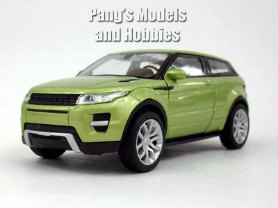 Land Rover Evoque 1/32 - 1/39 Aprox. Scale Diecast Metal Car Model - GREEN - Image 1 of 4