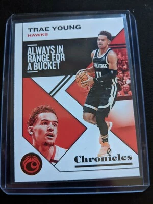 2019-20 PANINI Chronicles # 12 BRONZE TRAE YOUNG Atlanta Hawks GEM MINT 2nd Yr - Image 1 of 3
