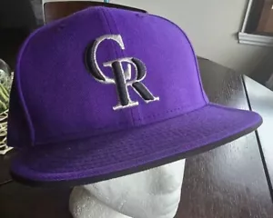 Colorado Rockies New Era 59FIFTY Size 7 5/8 Made In U.S.A Hat Cap  - Picture 1 of 4