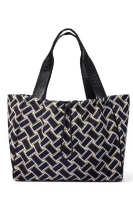 DVF for Target Vintage Weave Neutral Tote Bag Purse Diane von Furstenberg NWT - Image 1 of 4