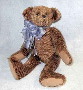 Vintage 1990er Jahre Fudge Ripple Mohair/Viskose 11,5" Handwerker Teddybär Joan Woessner - Bild 1 von 8