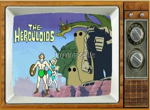 The HERCULOIDS TV Kühlschrank MAGNET 2" x 3" Kunst SAMSTAG MORGEN CARTOONS - Bild 1 von 1