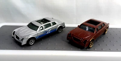 Matchbox Limousine Lot Of 2 Silver Brown Die Cast - Image 1 of 4