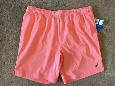 Мужские плавки Nautica Performance Quick Dry Pale Coral размер XL 59,50 долл. США новые с ценниками - Изображение 1 из 4