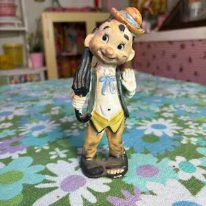 Kitschy Hobo Clown Figurine Tilso Japan 1950s ceramic - Picture 1 of 7