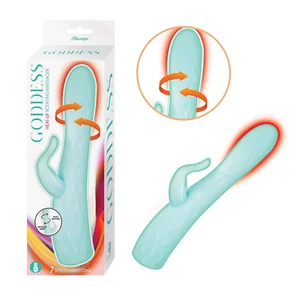 Rechargeable Warming Rotating G-Spot Clitoral Massager Multi-Speed Rabbit Vibe - Picture 1 of 6