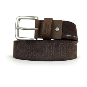 Cintura Aeronautica Militare Frecce Tricolori CP257 in Pelle Marrone CI24 - Picture 1 of 4