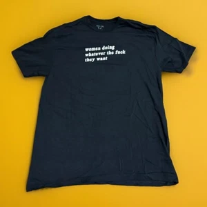 Rebel Soul Women Doing Whatever The F They Want Black XL Women’s Rights - Picture 1 of 6