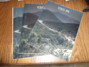 1991 Volvo 240 740 940 Coupe Series Sales Brochure - Foldout Style - Three - Picture 1 of 4