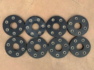 8 pcs Woods Rotary Cutter Flex Coupler Rubber Disc with Bushings P/N 1008140 - Picture 1 of 6