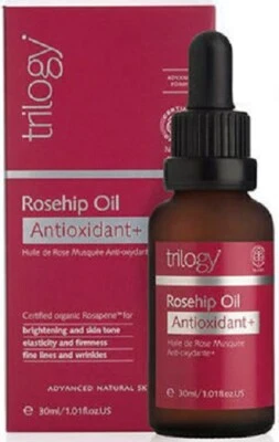 Óleo antioxidante Trilogy rosa mosqueta + 30 ml (1,01 oz) - Hidratação intensa + proteção - Imagem 1 de 2