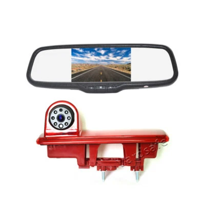 Rear View Reverse Backup Camera & Mirror Monitor For Renault Trafic (2014-2017) - Image 1 of 4