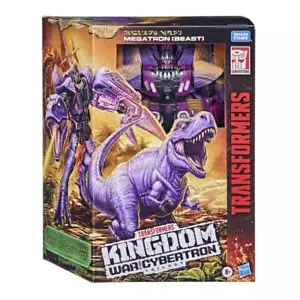 Hasbro Megatron Beast Wars Modellino Transformers Kingdom Leader Class - Foto 1 di 2