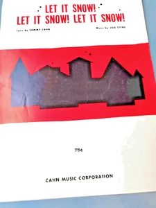 PARTITURAS LET IT SNOW! ¡DEJA QUE NIEVE! ¡DEJA QUE NIEVE! 1945 - Imagen 1 de 3