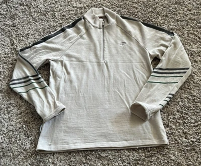 Suéter Icebreaker Sport 320 Nueva Zelanda Merino 1/4 Cremallera Hombre Talla XL Defectuoso Foto 1 de 4