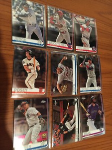 2019 Topps Chrome  Baseball 1-199 (You Pick the Card Finish Your Set) Veteran BY