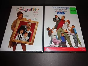 THE CRAZYSITTER & KINDERGARTEN COP-2 family movies-ARNOLD SCHWARZENEGGER--2 DVDs - Picture 1 of 1