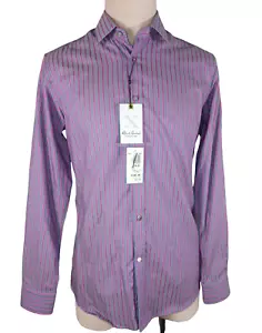Robert Graham X Collection Sportshirt Dobby Streifen Herren 39 15,5 maßgeschneiderte Passform - Bild 1 von 16
