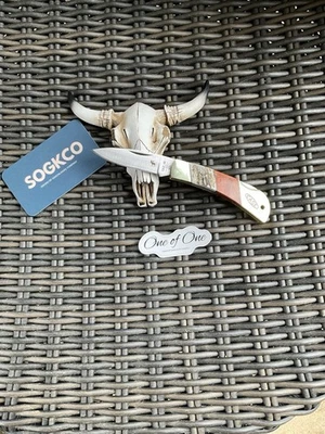 Case P10051L Custom Knife Stag With Serial # - Image 1 of 4