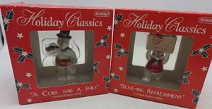 Clásicos navideños presentados por Eckerd Coca-Cola oso polar adornos conjunto de 2 nuevos en caja - Imagen 1 de 9