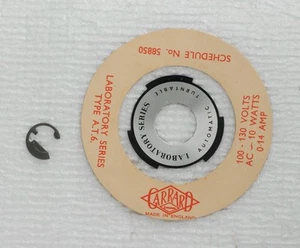 Parte giradischi Garrard AT6: coperchio bordo centrale piatto e clip di fissaggio - Foto 1 di 4