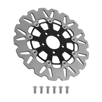 11.8" Black Front Brake Disc for Harley-Davidson Trike Tri Glide Ultra FLHTCUTG - Image 1 of 4