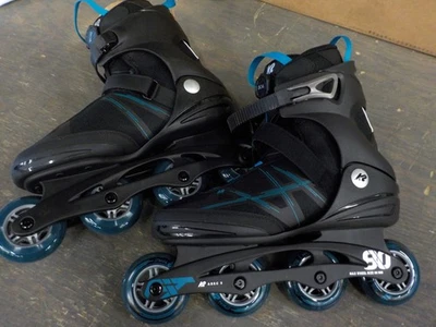 K2 Men's F.I.T. 80 BOA Skates - Black Blue - 11 - Used - Acceptable - Image 1 of 2