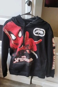 Marvel Ecko Unltd. Spider-Man Hero Hoodie Unlimited Black Men's Size Large Nwt - Picture 1 of 12