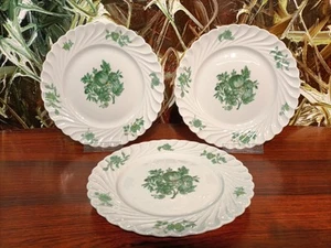 HAVILAND Limoges France TORSE Fruits Vert, 3 edle Dessert- Kuchenteller Ø 19cm - Picture 1 of 4