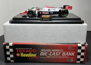 Banco de monedas diecast Michael Andretti 1995 serie coleccionista edición coleccionista nuevo en caja - Imagen 1 de 10