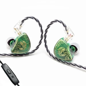 TANGZU Wan'er SG HiFi 10mm Dynamic Driver PET Diaphragm IEM Earphone Green - Picture 1 of 4