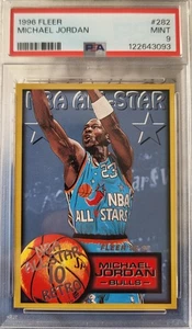 Michael Jordan 1996 Fleer #282 NBA All-Star Retro – PSA 9 – Chicago Bulls – Rare - Bild 1 von 1