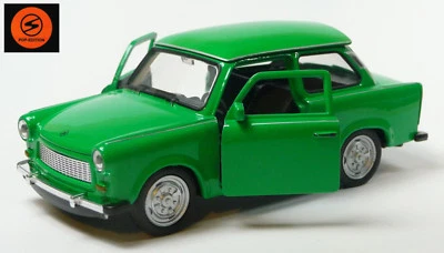 Trabant 601 Modellauto ca. 11cm Trabi-Jubiläum 2014 50 J. Trabant grün von WELLY - Bild 1 von 3