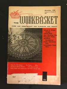 Workbasket and Home Arts Magazine November 1958 Vol 24 No 2 - Imagen 1 de 3