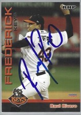 2010 Choice Frederick Keys Raul Rivero #21 IP autograph signed card